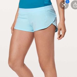BLUE GLOW LULULEMON SHORTS